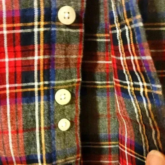 Polo Button Down Plaid - Picture 7 of 7